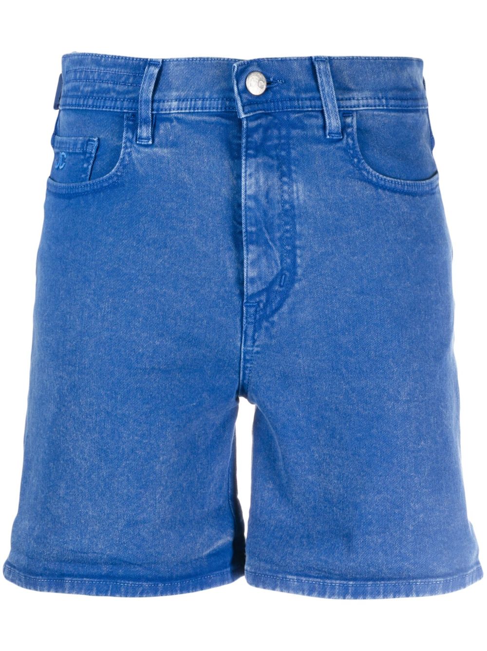 Jacob Cohën slim-fit dyed denim shorts - Blue von Jacob Cohën