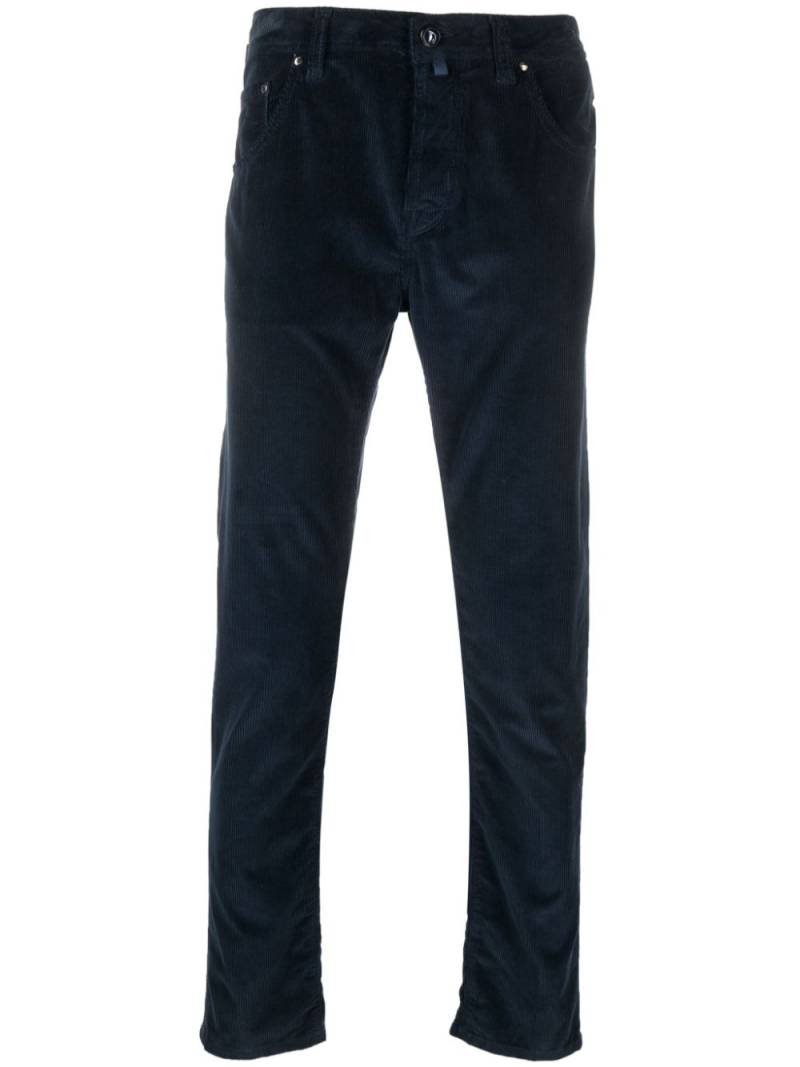 Jacob Cohën straight-leg corduroy trousers - Blue von Jacob Cohën