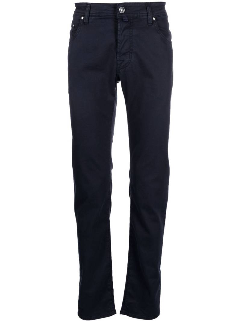 Jacob Cohën straight-leg mid-rise jeans - Blue von Jacob Cohën