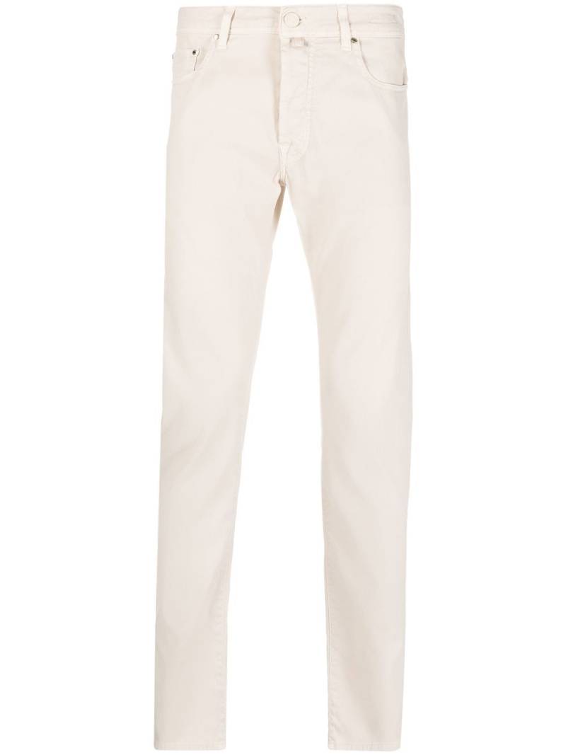 Jacob Cohën textured-finish straight-leg pants - Neutrals von Jacob Cohën