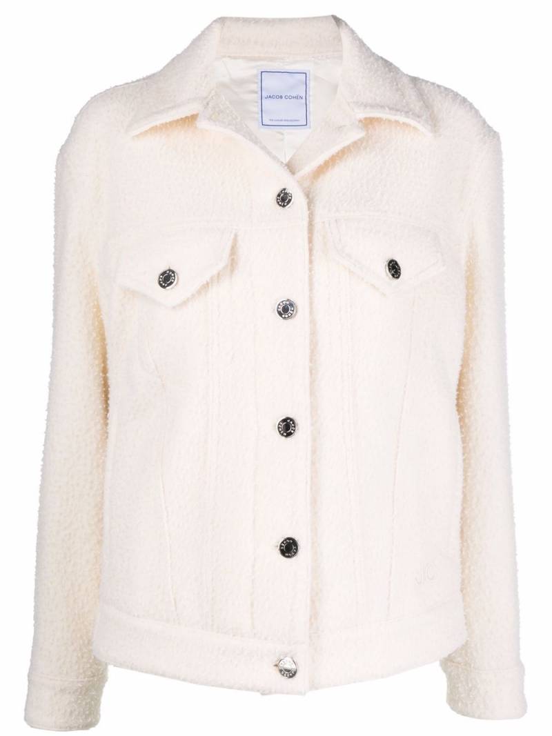 Jacob Cohën textured wool jacket - Neutrals von Jacob Cohën