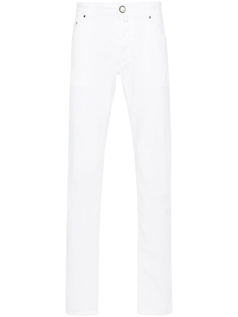 Jacob Cohën twill stretch-cotton trousers - White von Jacob Cohën