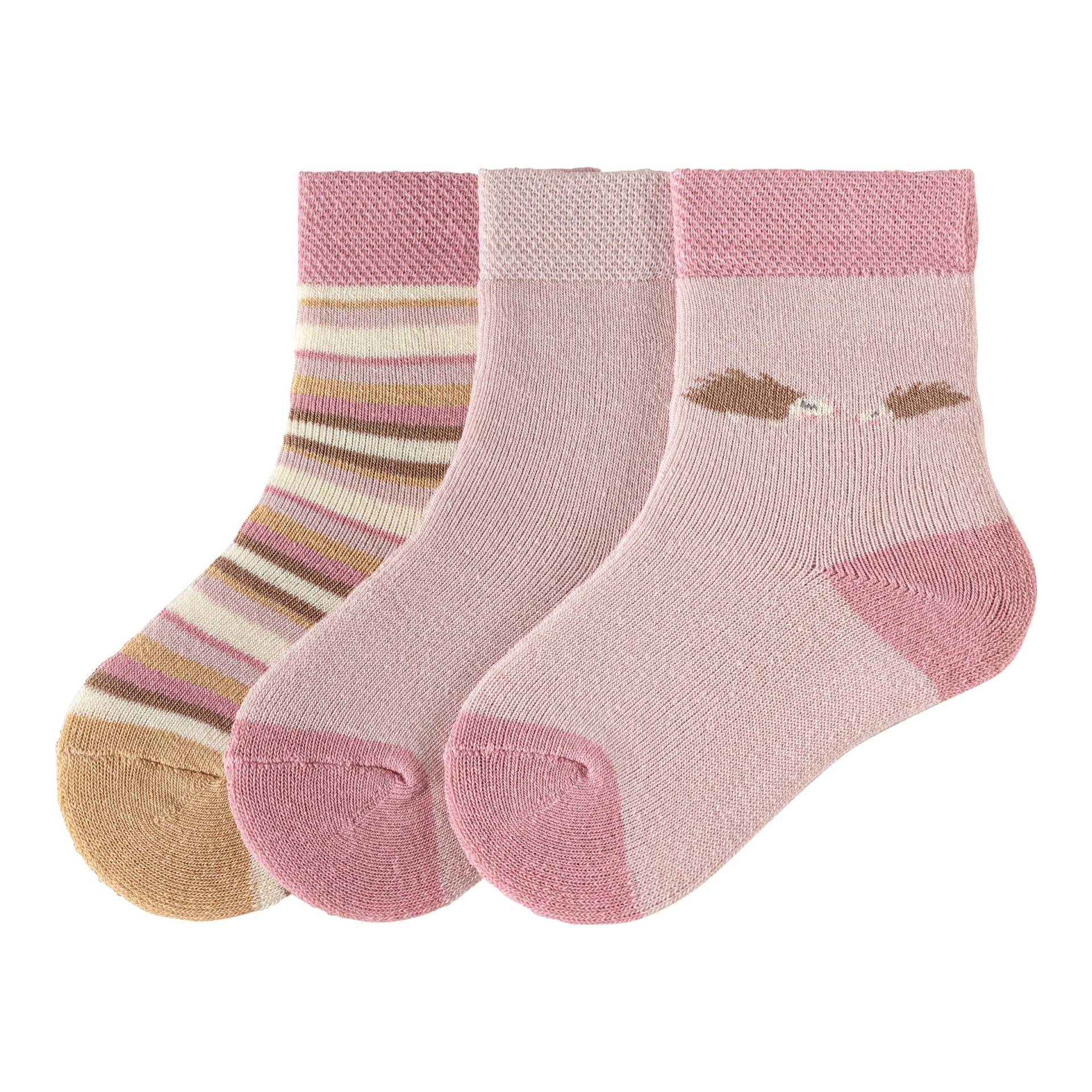 3er-Pack Frotteesocken Igel von Jacob`s