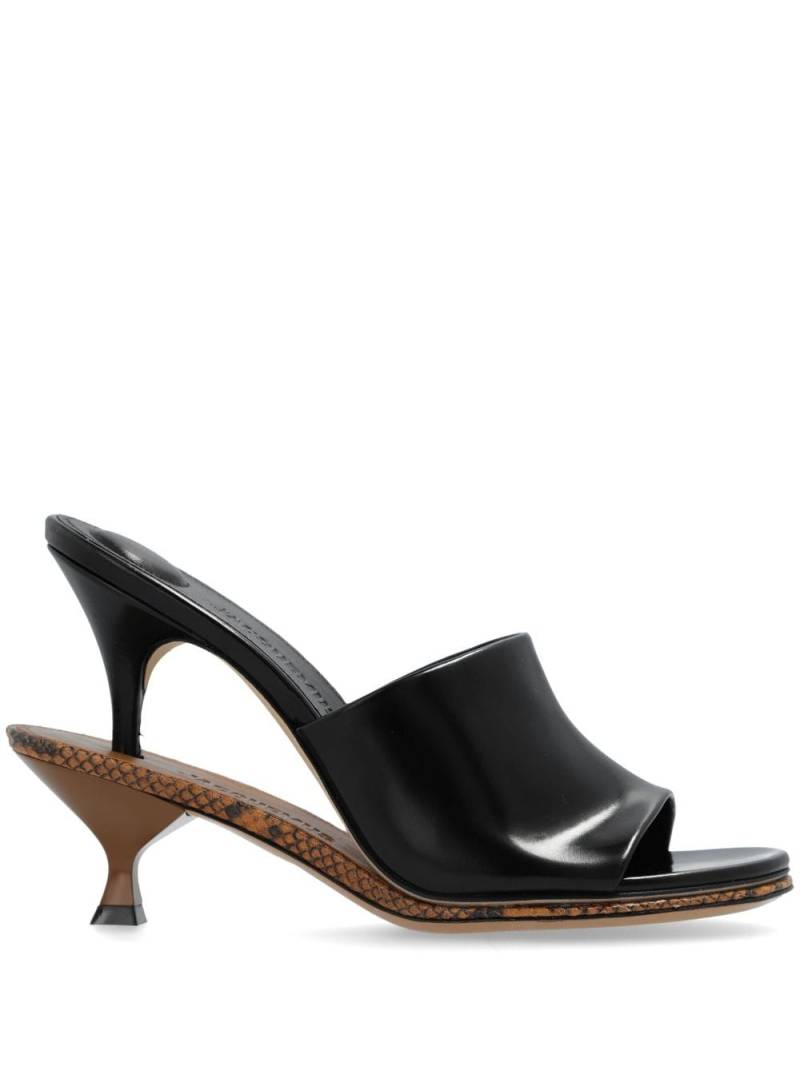 Jacquemus 110mm Le Doubles mules - Black von Jacquemus