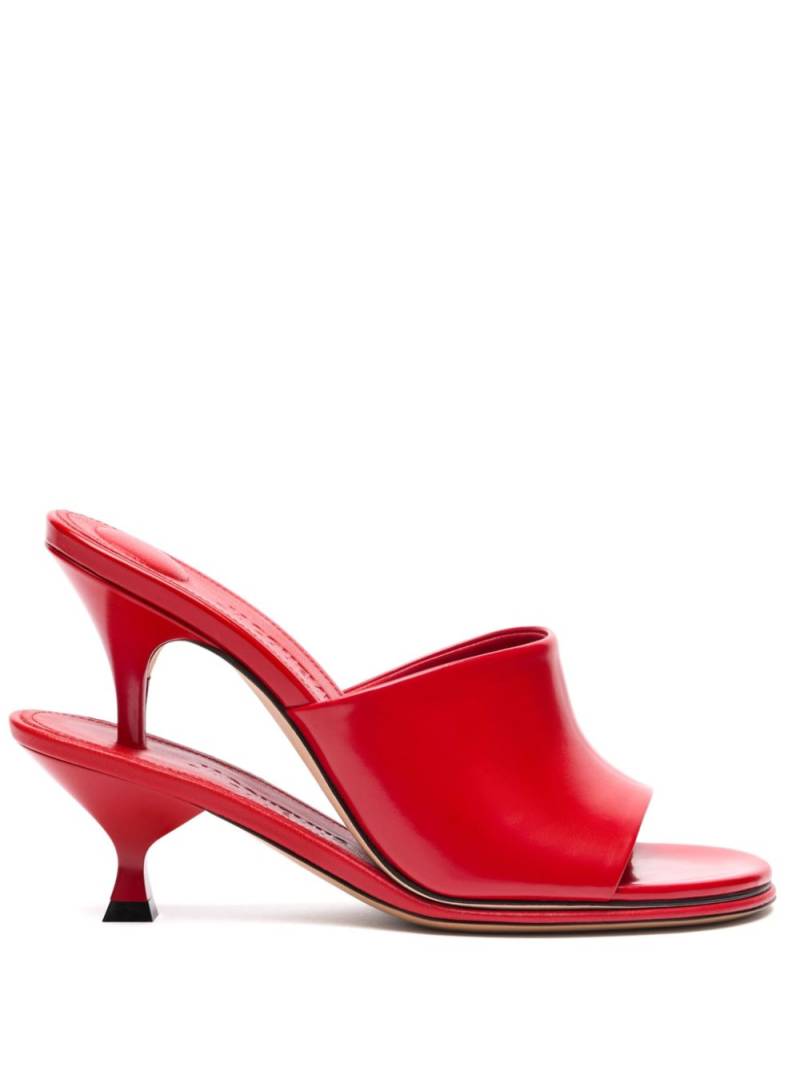 Jacquemus 110mm Les Doubles mules - Red von Jacquemus