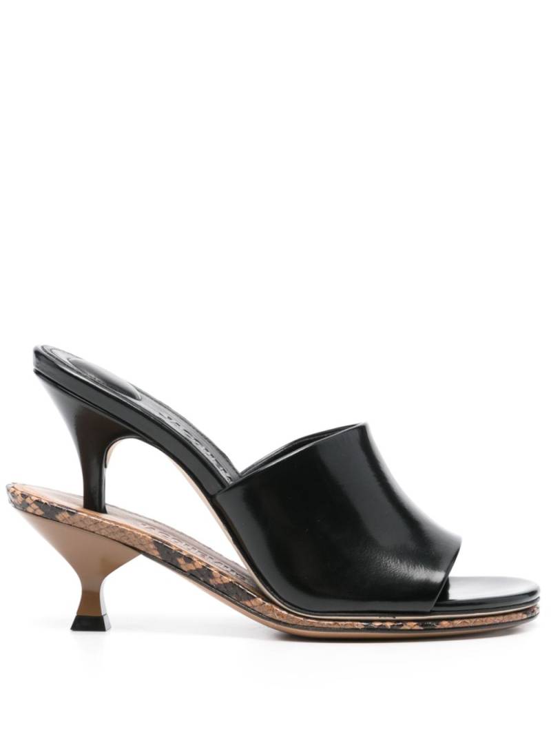 Jacquemus 110mm Les Doubles mules - Black von Jacquemus