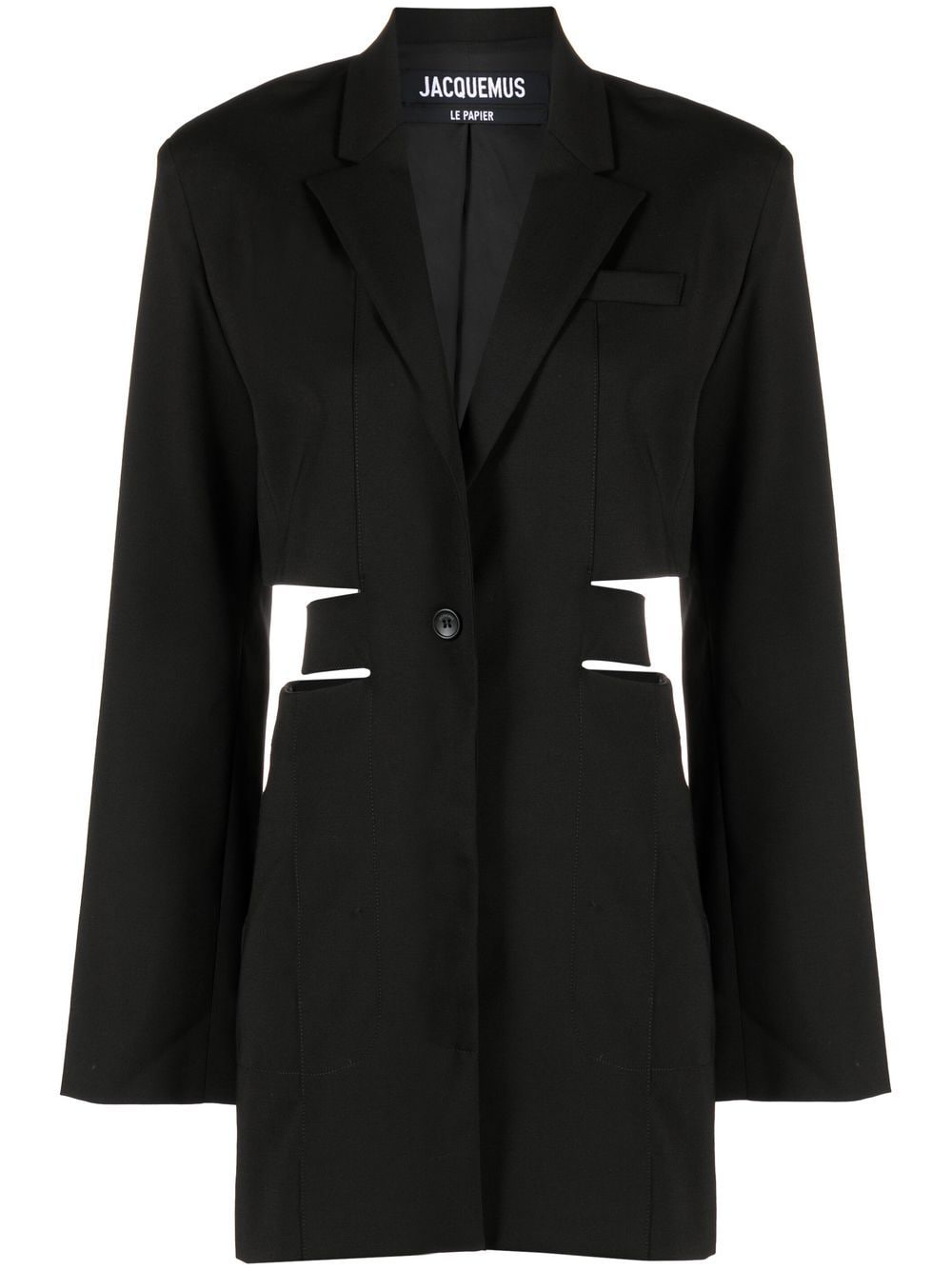 Jacquemus Bari cut-out blazer dress - Black von Jacquemus