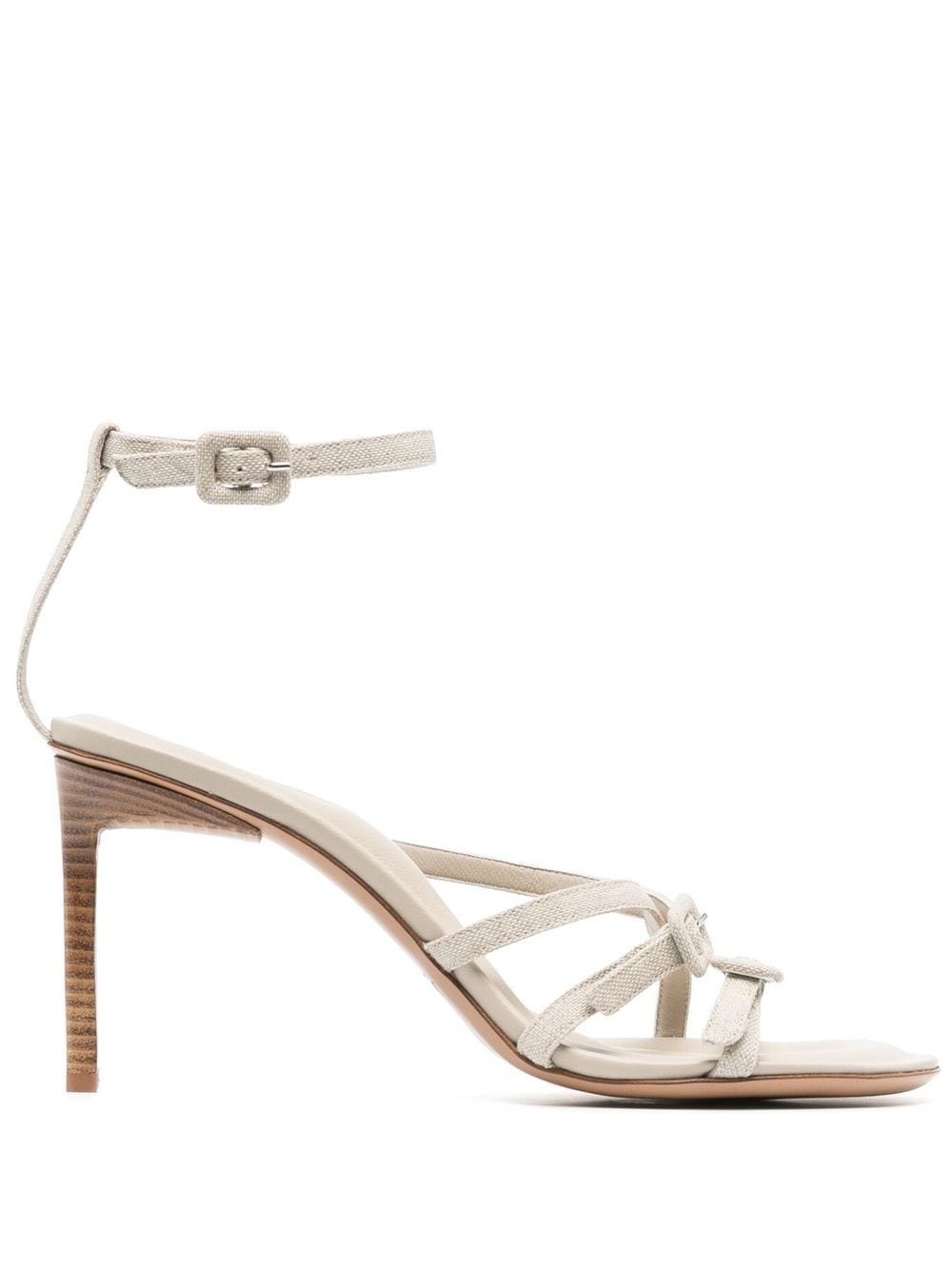 Jacquemus Camargue 100mm sandals - Neutrals von Jacquemus