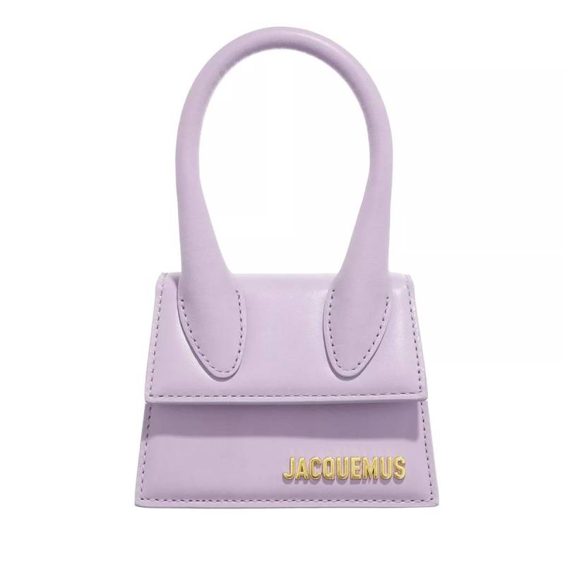 Jacquemus Handtasche - Le Chiquito Top Handle Bag Leather - Gr. unisize - in Violett - für Damen von Jacquemus