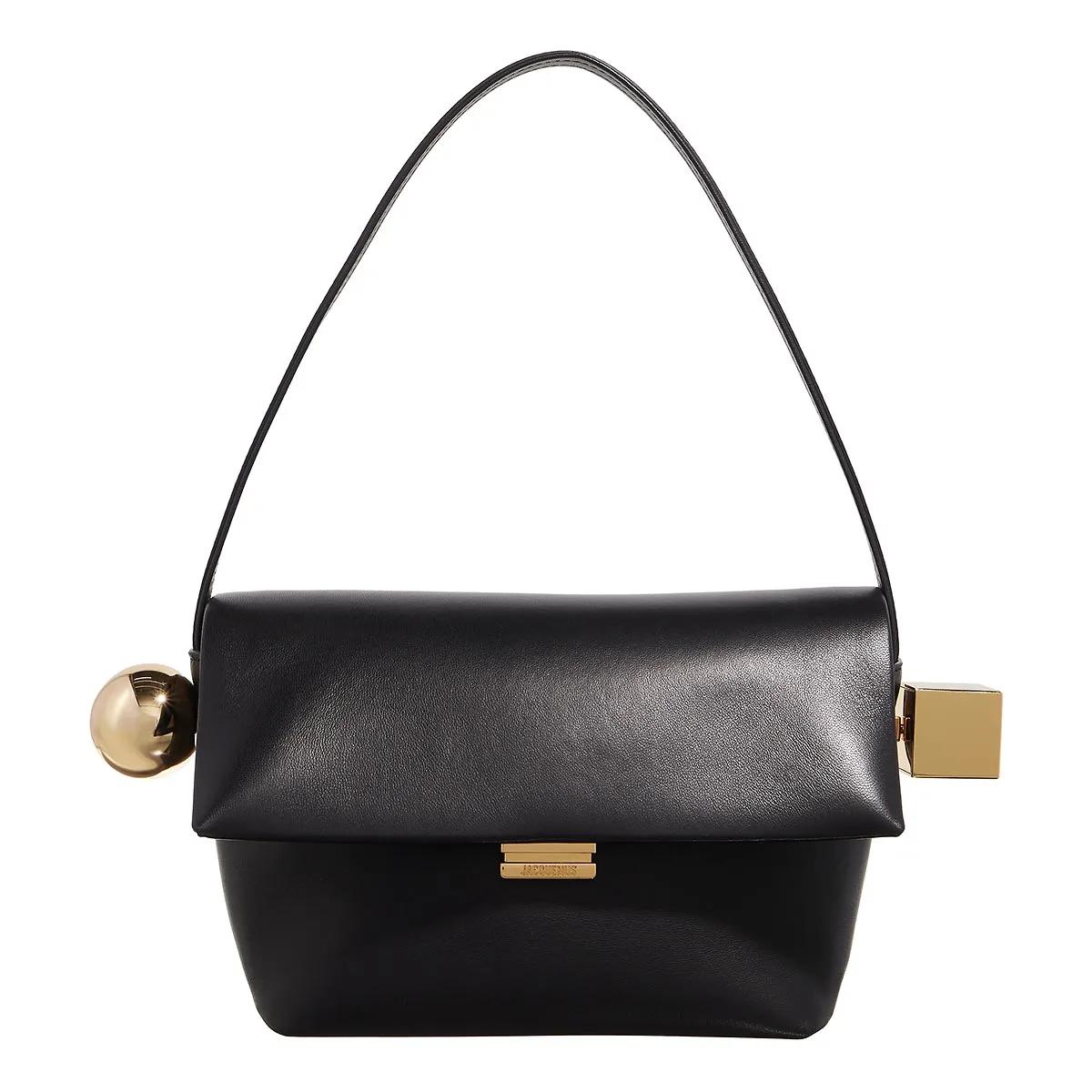 Jacquemus Handtasche - The Round Carre - Gr. unisize - in Schwarz - für Damen von Jacquemus