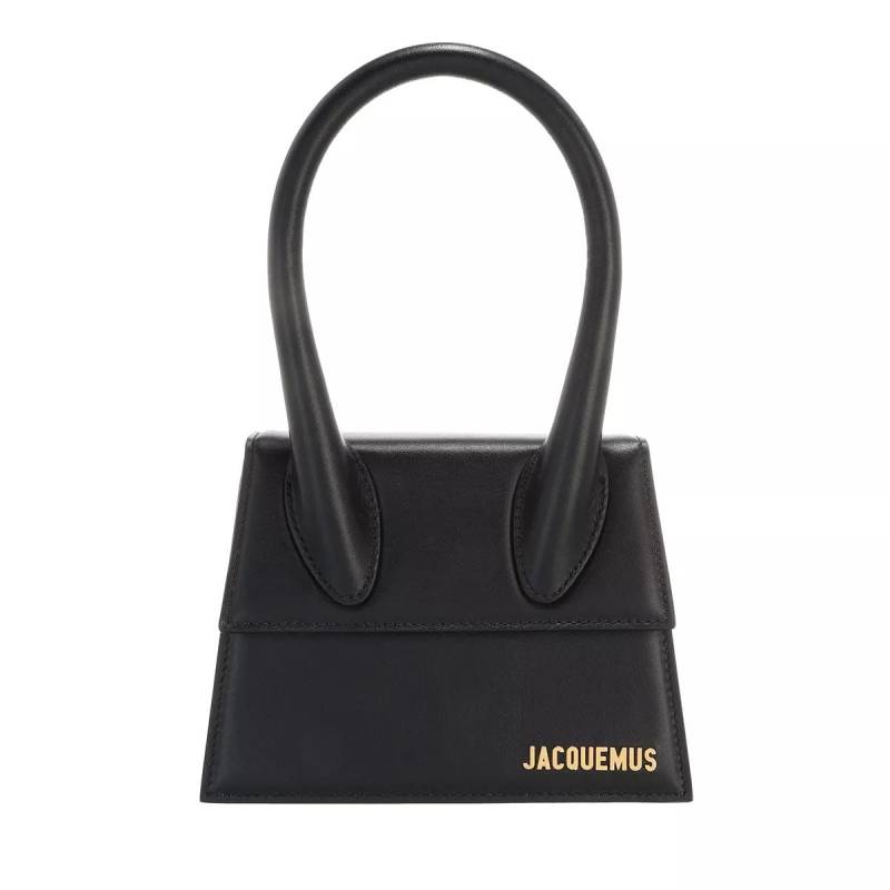 Jacquemus Handtasche - Le Chiquito Moyen Top Handle Bag Leather - Gr. unisize - in Schwarz - für Damen von Jacquemus