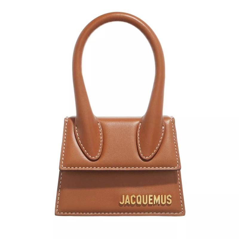 Jacquemus Handtasche - Le Chiquito Top Handle Bag Leather - Gr. unisize - in Braun - für Damen von Jacquemus