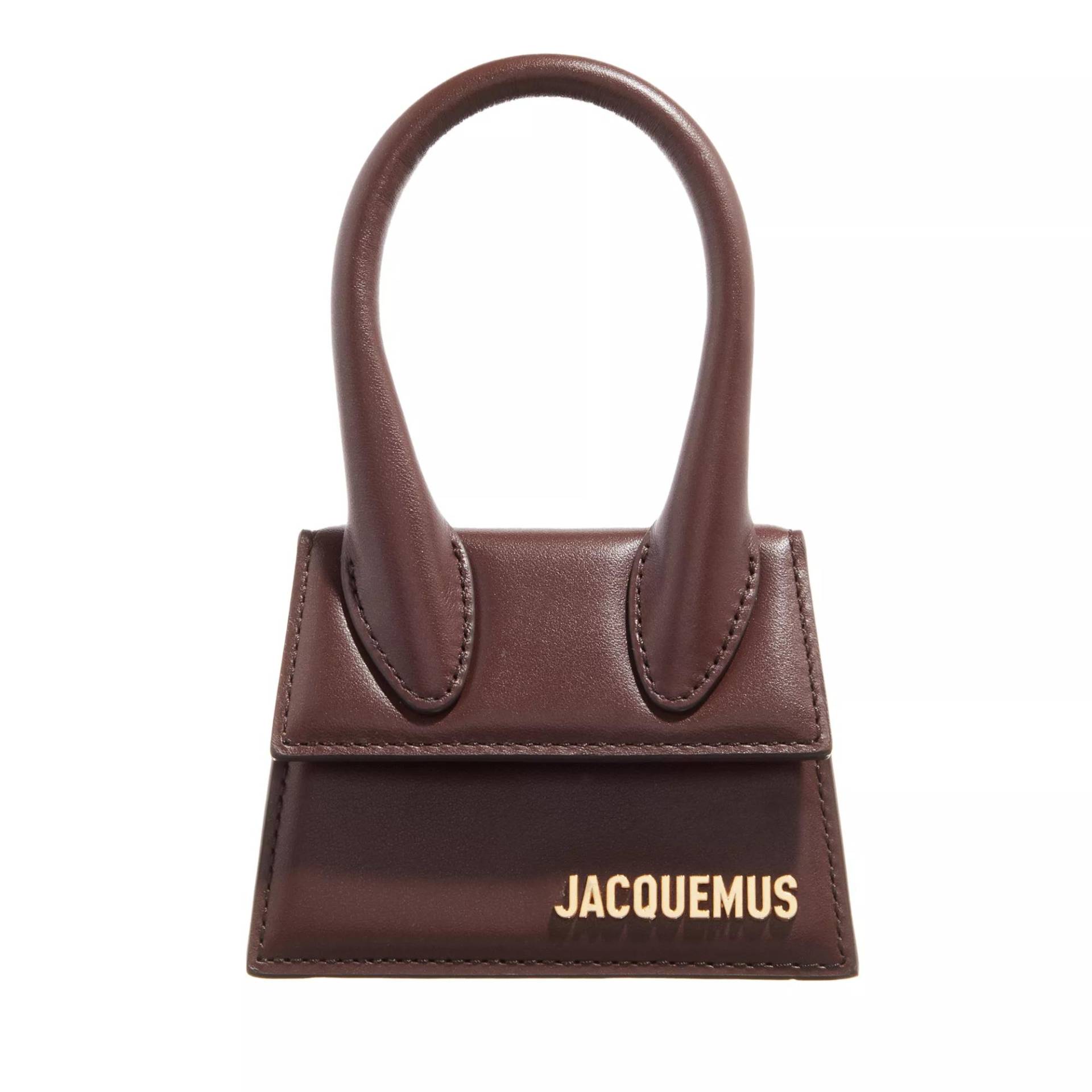 Jacquemus Henkeltasche - Le Chiquito Top Handle Bag Leather - Gr. unisize - in Braun - für Damen von Jacquemus