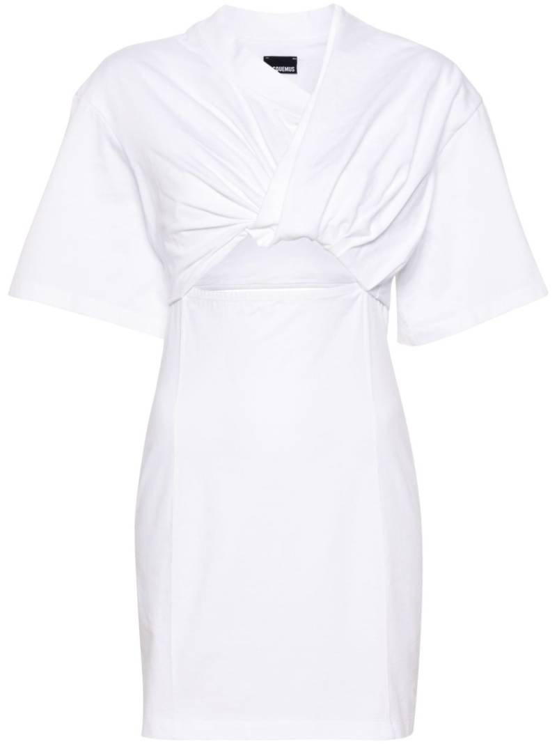 Jacquemus La Robe T-shirt Bahia minidress - White von Jacquemus