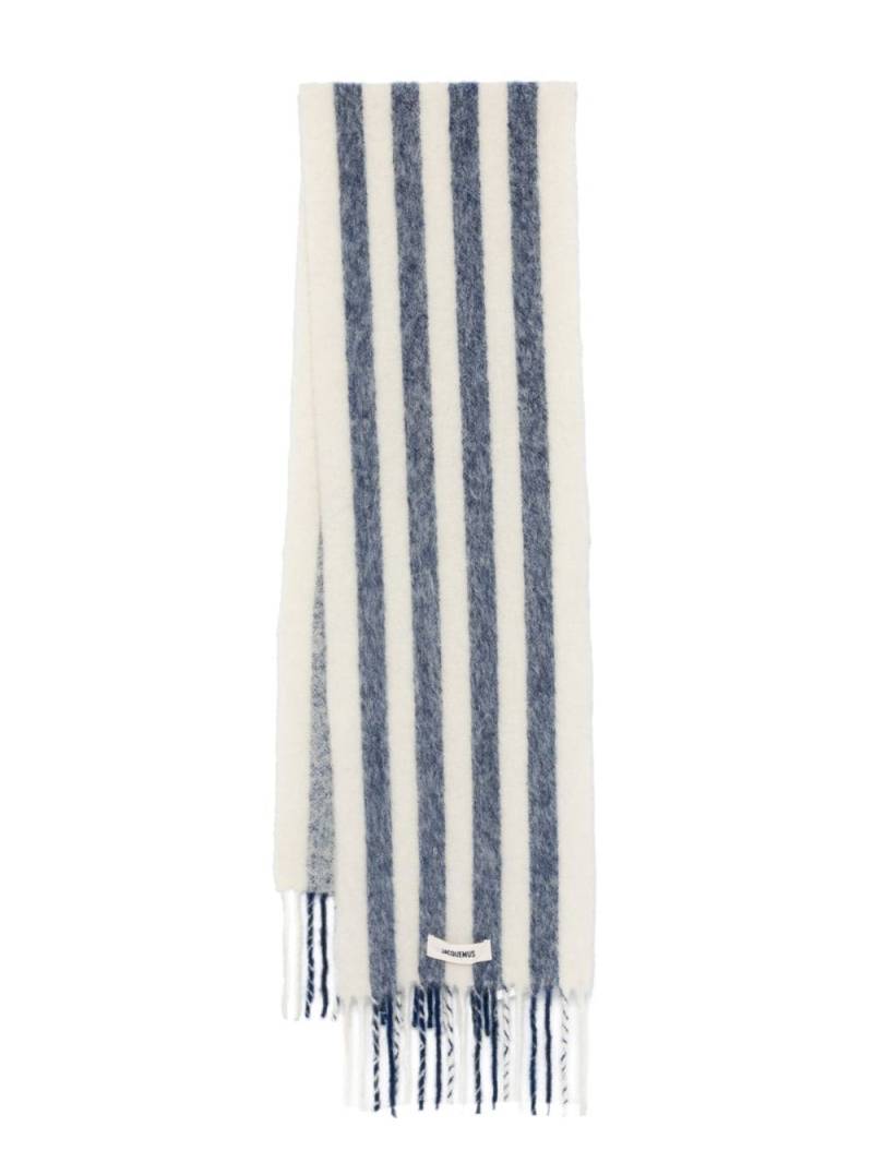 Jacquemus L'Echarpe Carro scarf - Blue von Jacquemus