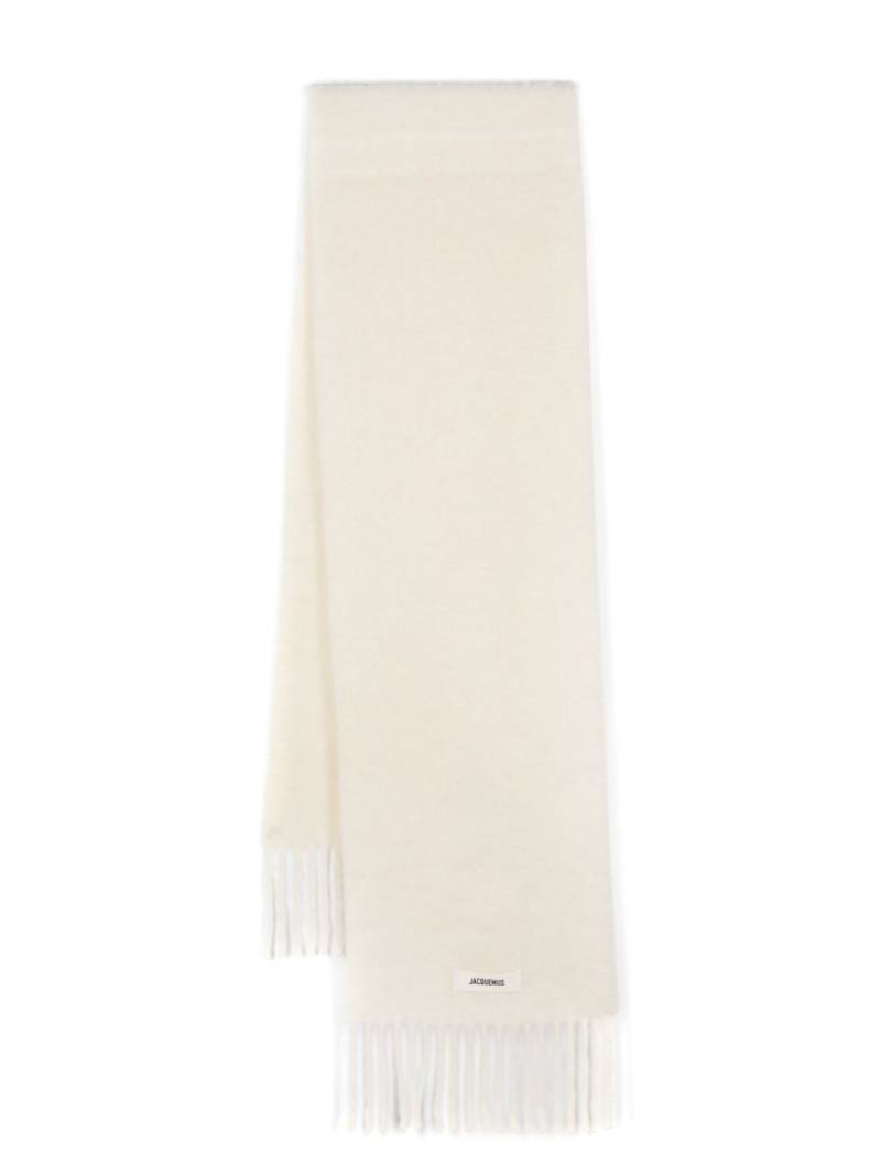 Jacquemus L'Echarpe Carro scarf - Neutrals von Jacquemus