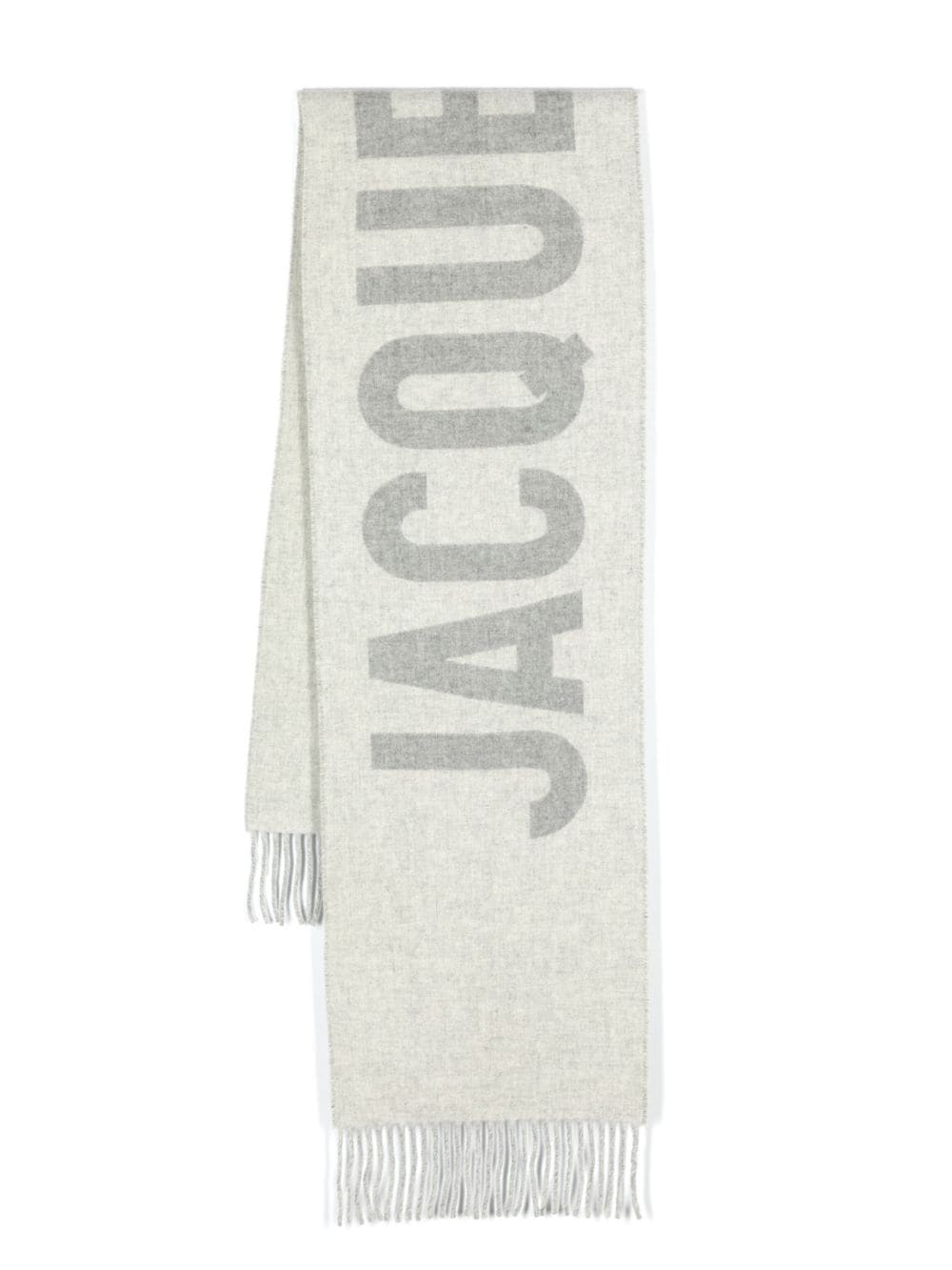 Jacquemus L'Echarpe Jacquemus virgin-wool scarf - Grey von Jacquemus