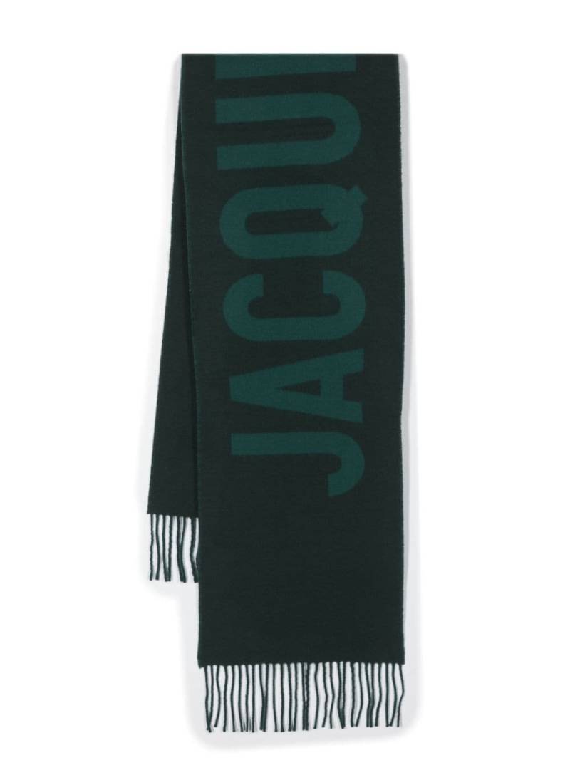 Jacquemus L'Echarpe Jacquemus virgin-wool scarf - Green von Jacquemus