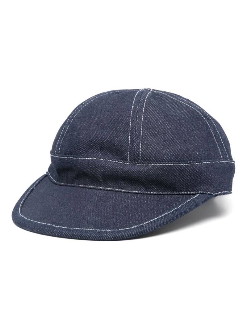 Jacquemus La Casquette Barco denim cap - Blue von Jacquemus