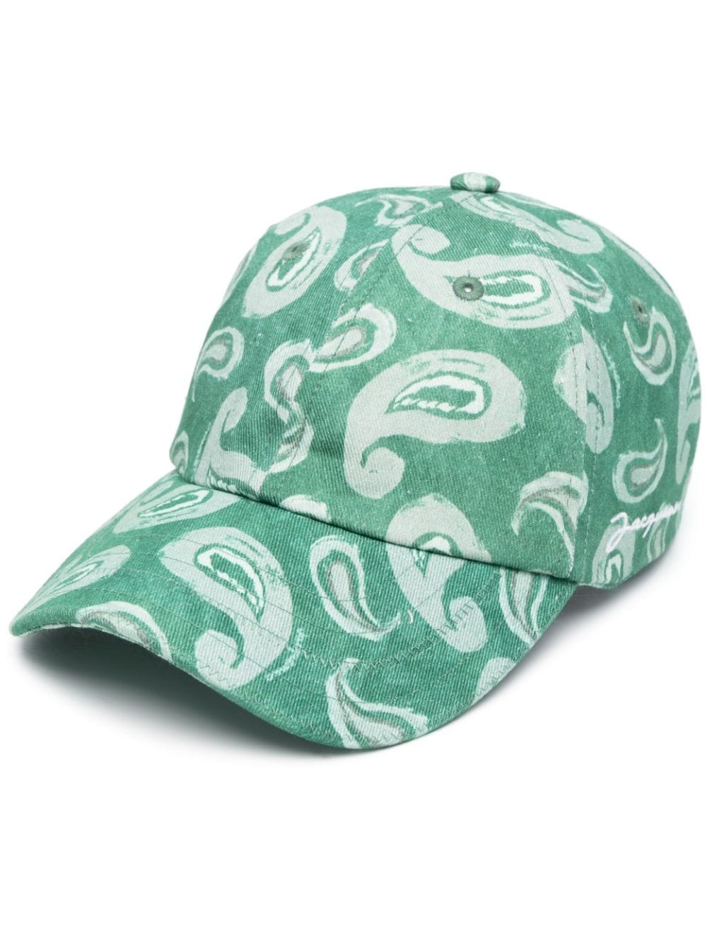 Jacquemus La Casquette Jacquemus printed cap - Green von Jacquemus