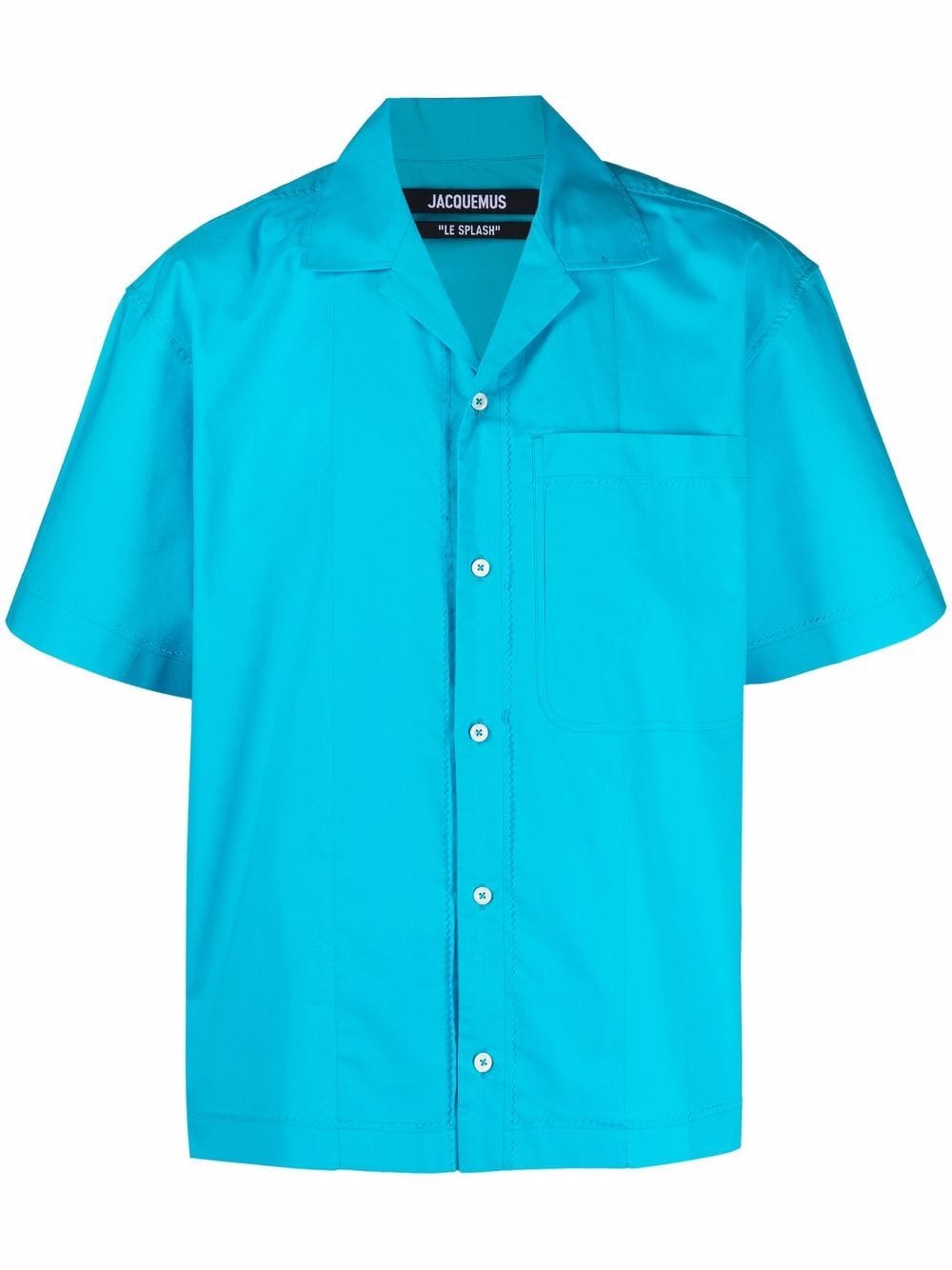 Jacquemus La Chemise Blu short-sleeved shirt - Blue von Jacquemus