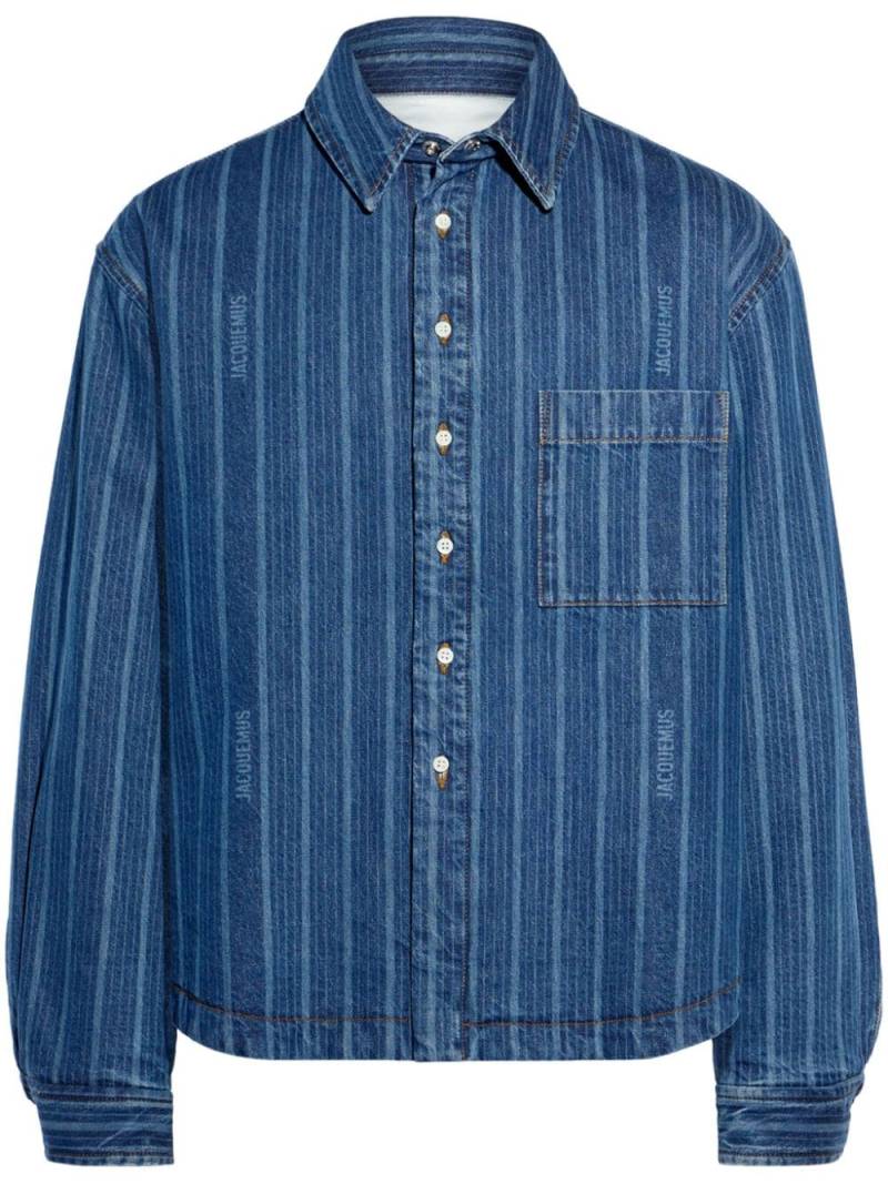 Jacquemus La Chemise Boulanger shirt - Blue von Jacquemus