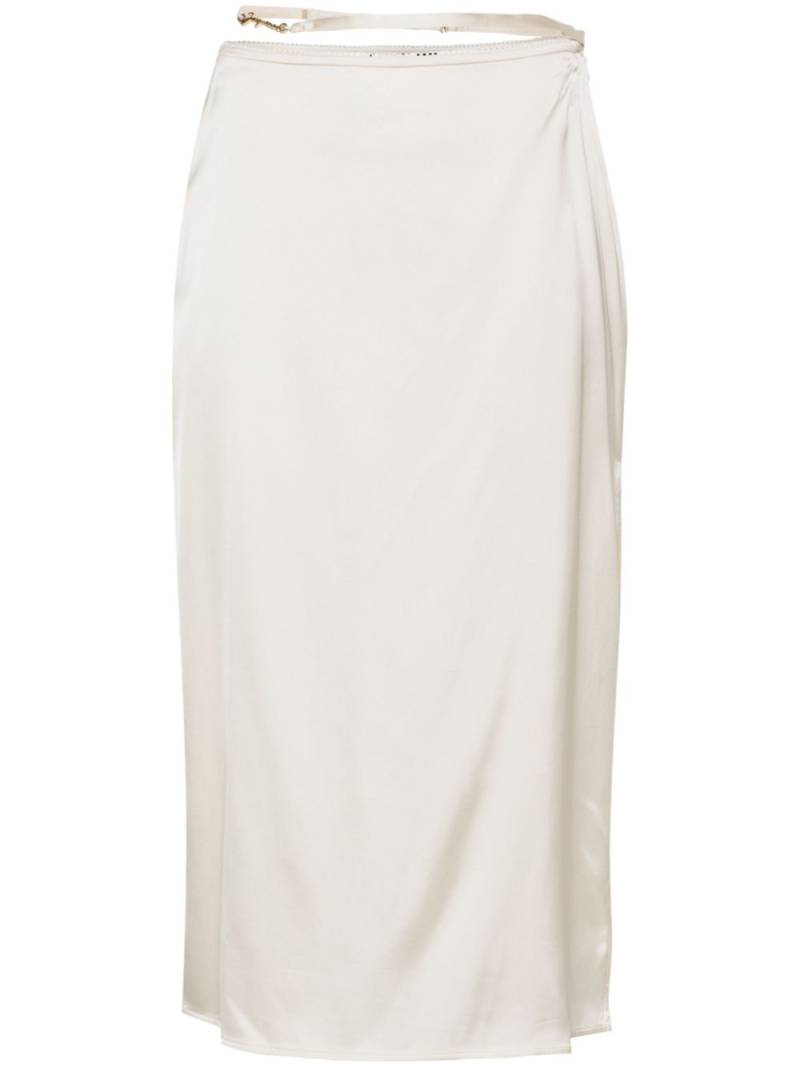 Jacquemus La Jupe Notte midi skirt - Neutrals von Jacquemus