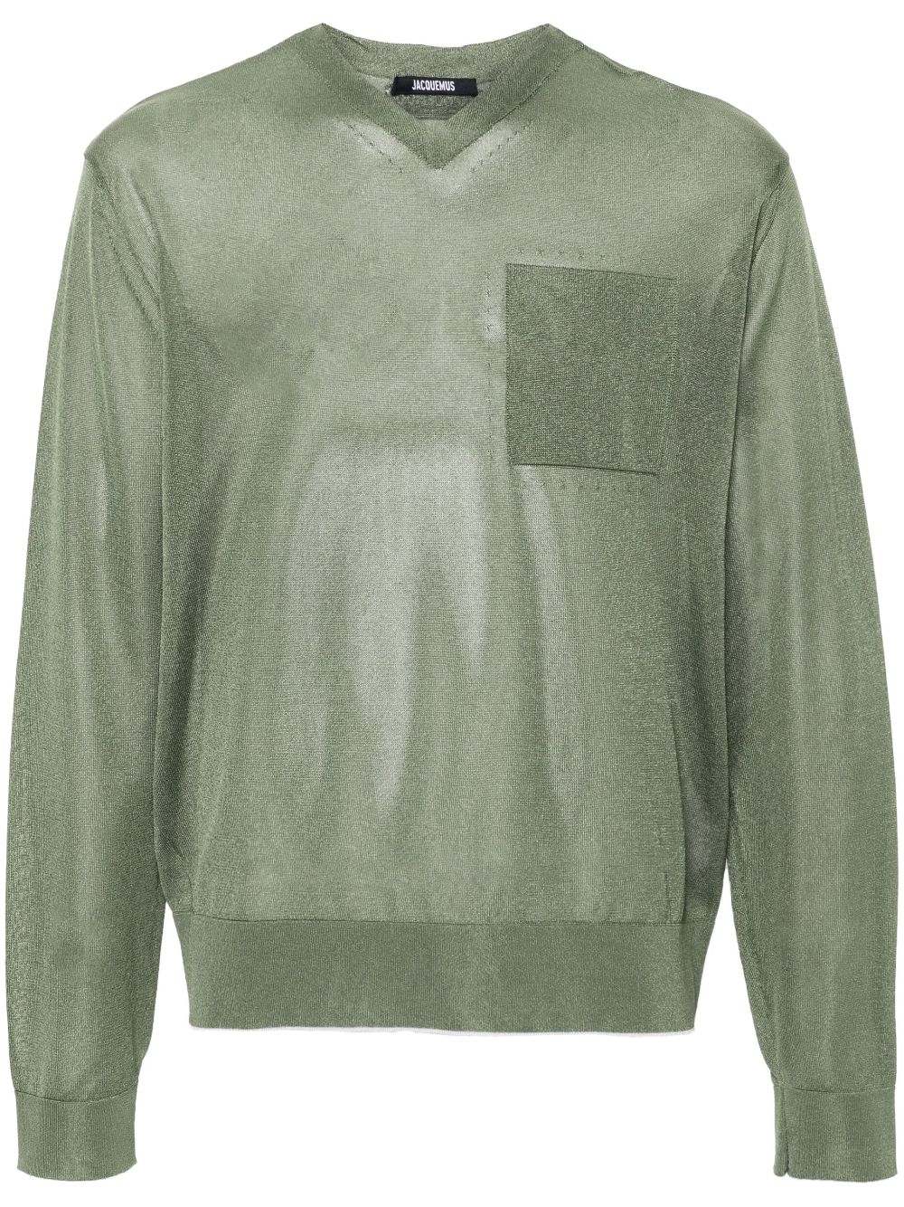 Jacquemus La Maille Paseo knitted jumper - Green von Jacquemus