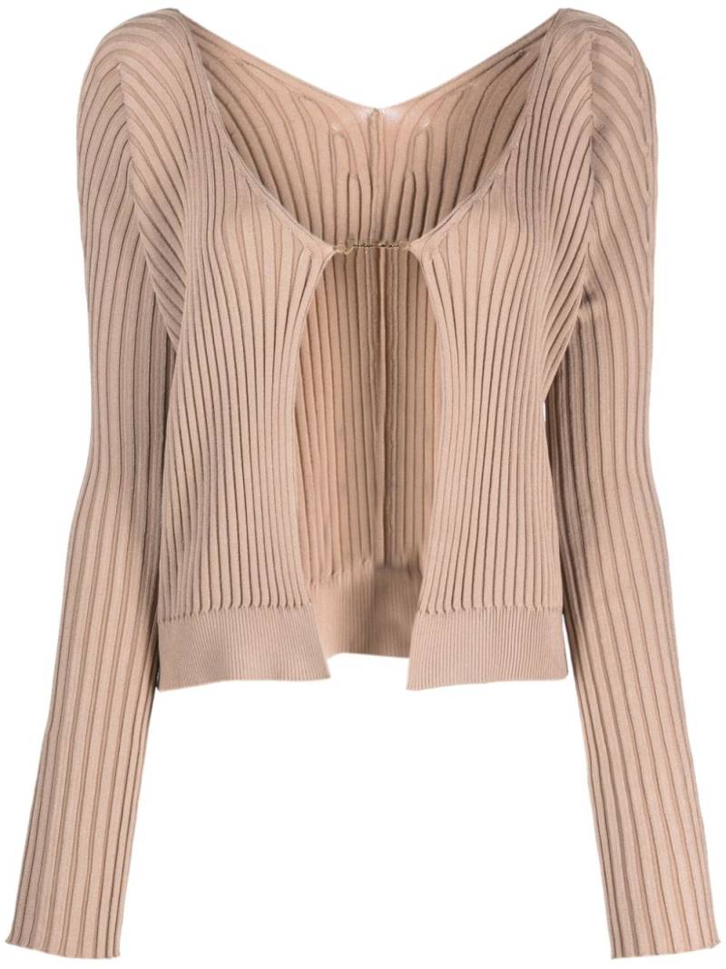 Jacquemus La Maille Pralu Longue cardigan - Brown von Jacquemus