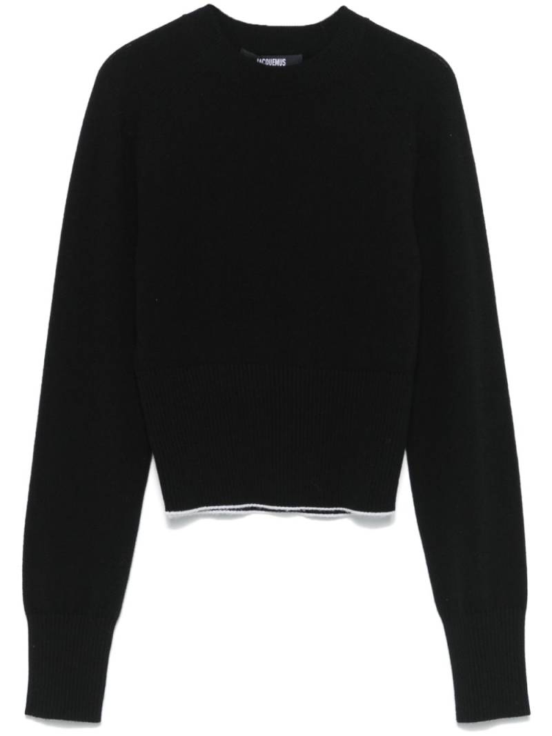 Jacquemus La Maille Soglia sweater - Black von Jacquemus