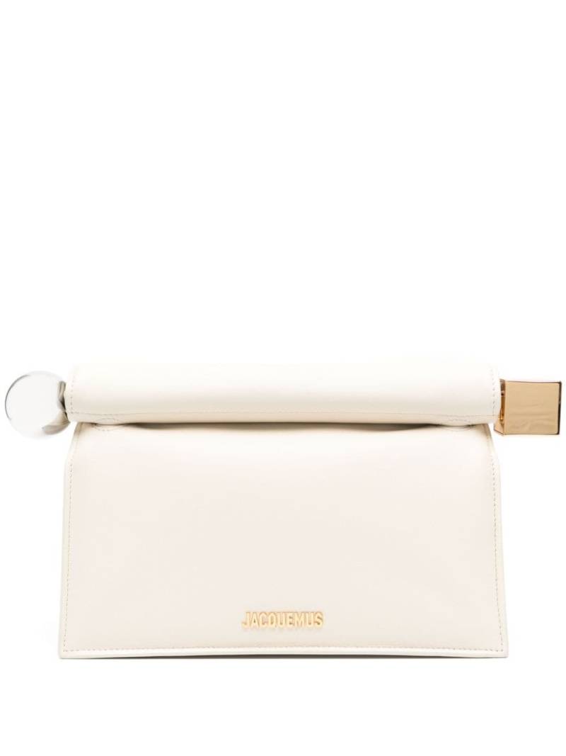 Jacquemus La Pochette Rond Carré clutch bag - Neutrals von Jacquemus