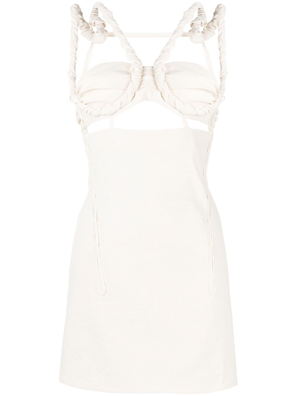 Jacquemus La Robe Meli mini dress - White von Jacquemus