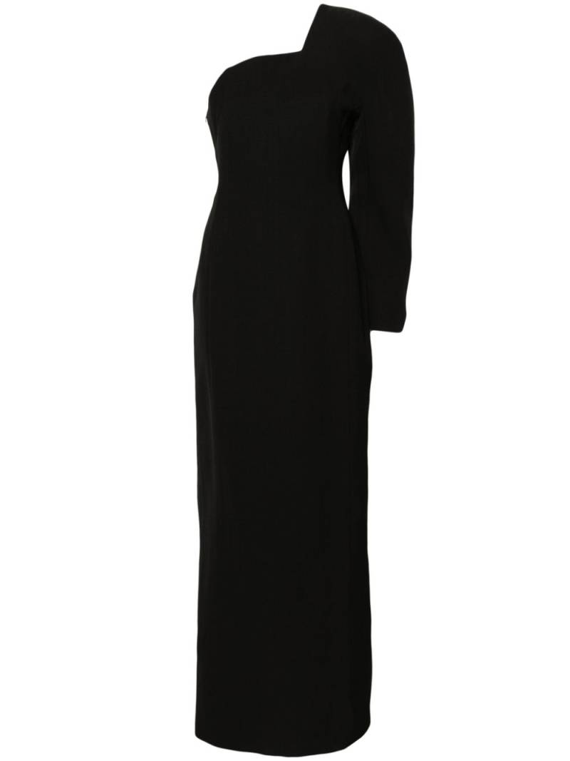 Jacquemus La Robe Pablo one-shoulder maxi dress - Black von Jacquemus