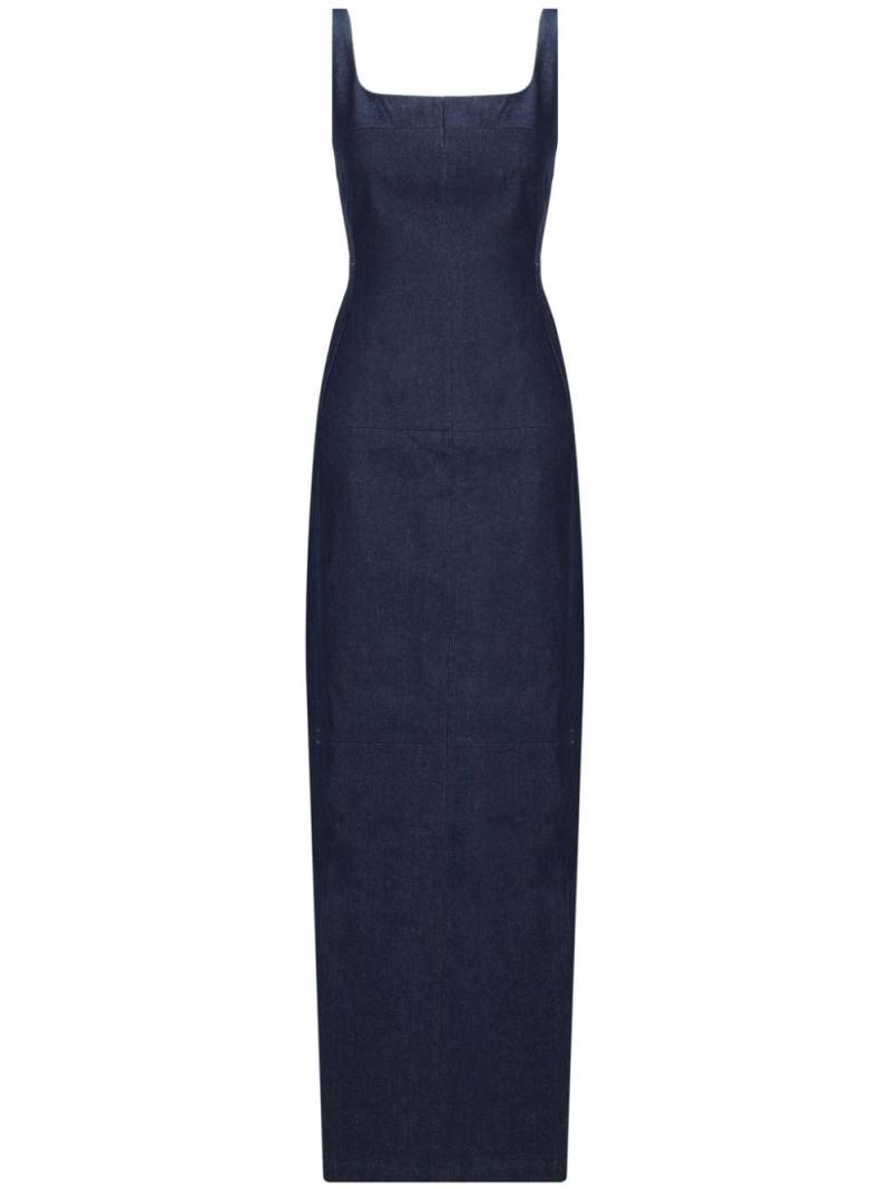 Jacquemus La Robe de-Nîmes Spoglio maxi dress - Blue von Jacquemus