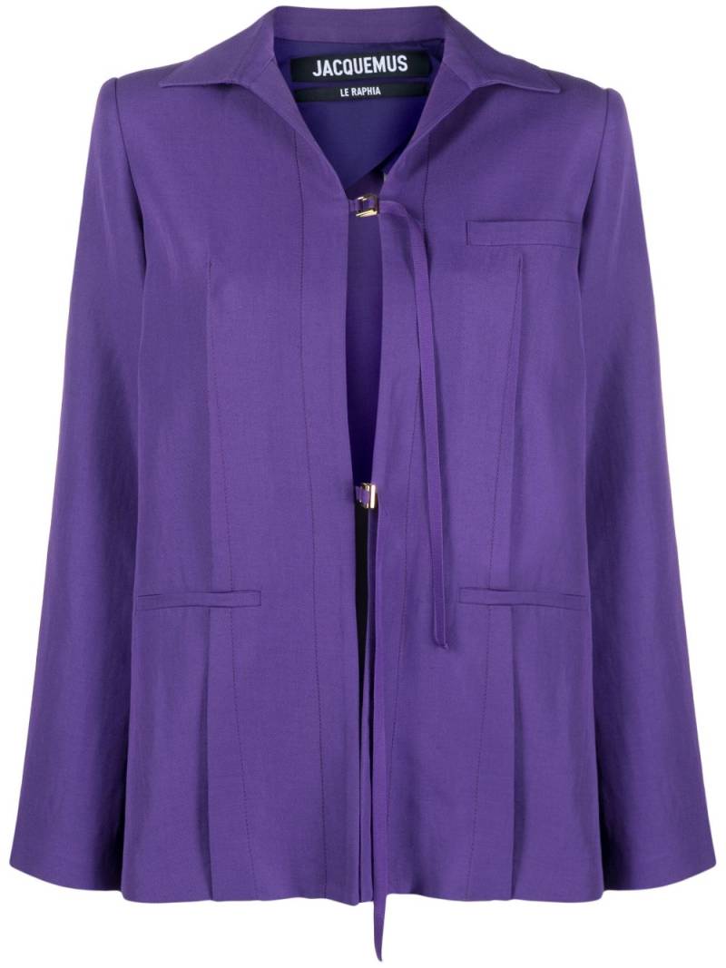 Jacquemus La Veste Amaro jacket - Purple von Jacquemus