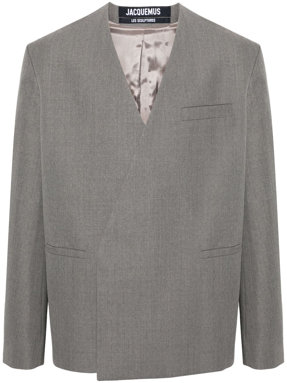 Jacquemus La Veste Cuadrada blazer - Grey von Jacquemus