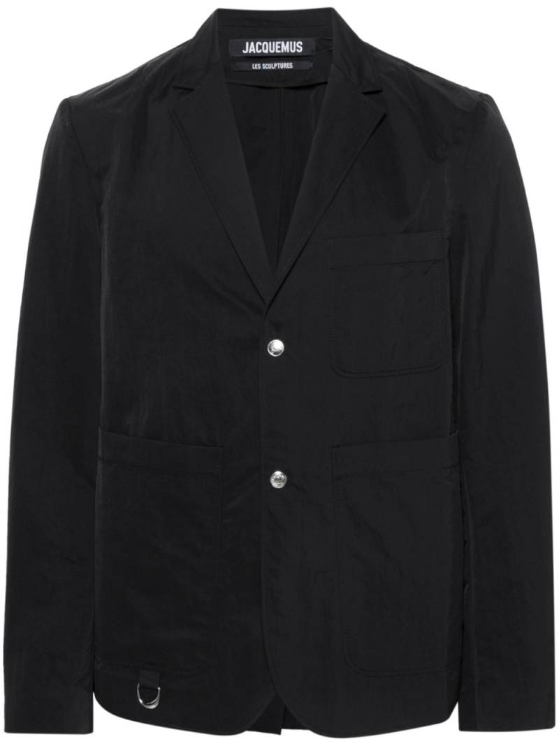 Jacquemus La Veste Jean single-breasted blazer - Black von Jacquemus