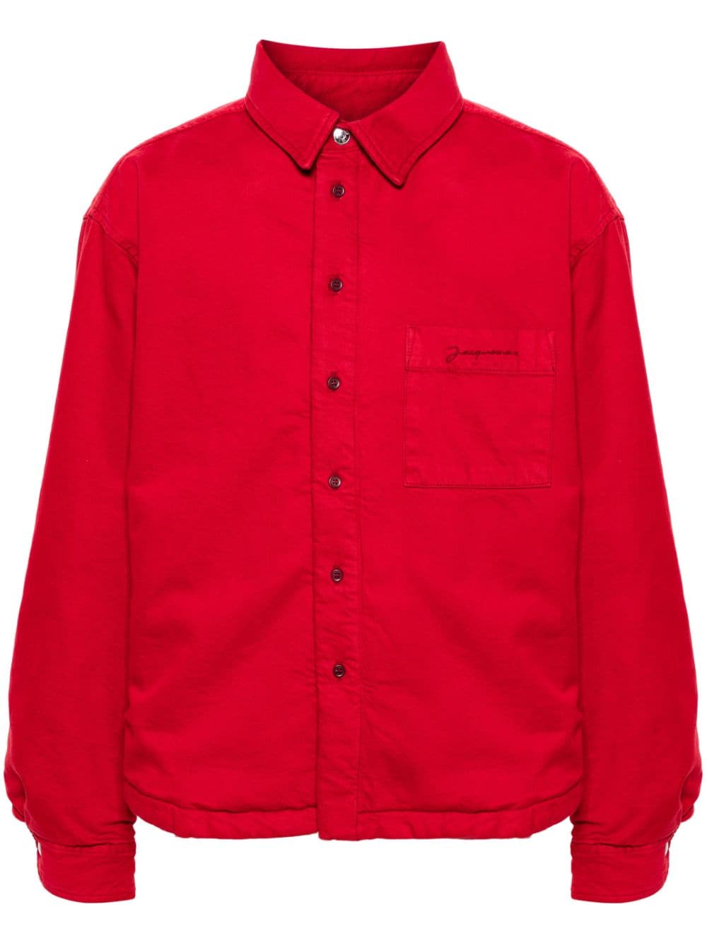 Jacquemus La chemise Boulanger shirt jacket - Red von Jacquemus