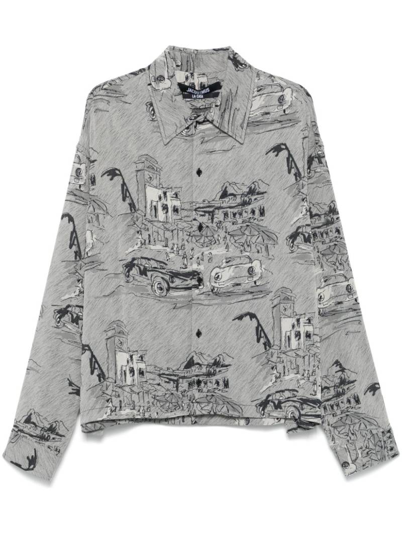 Jacquemus La chemise Corto shirt - Grey von Jacquemus