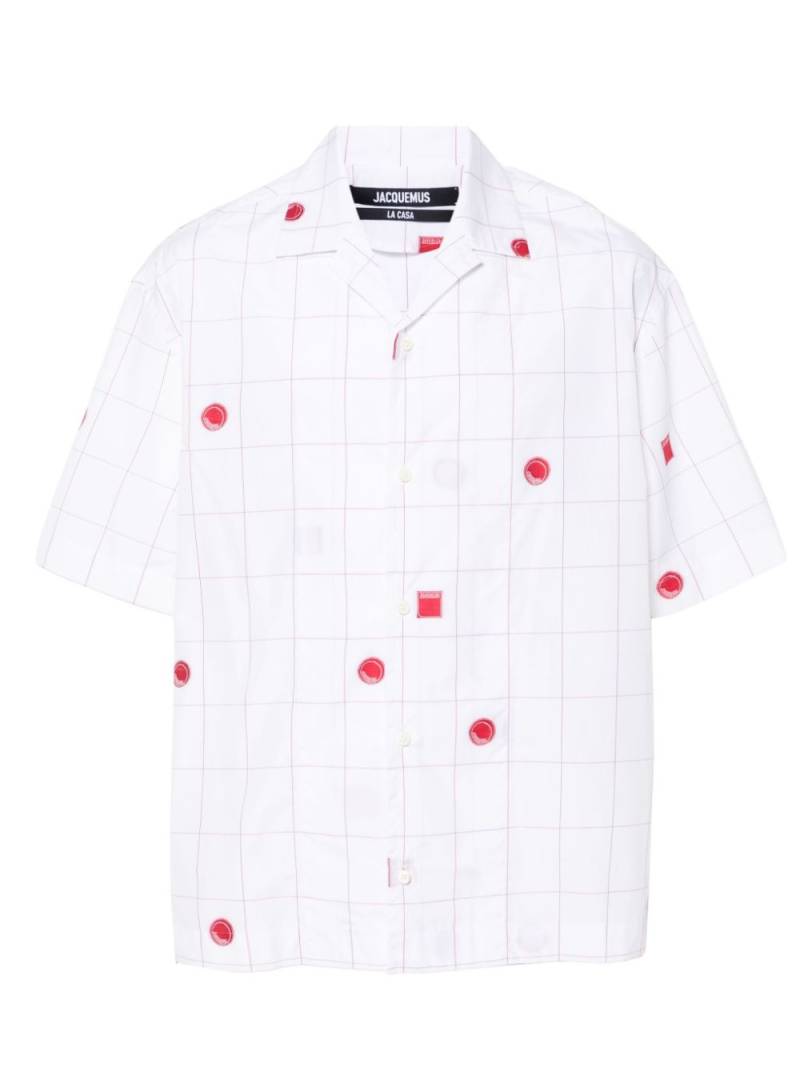 Jacquemus La chemise Jean shirt - White von Jacquemus