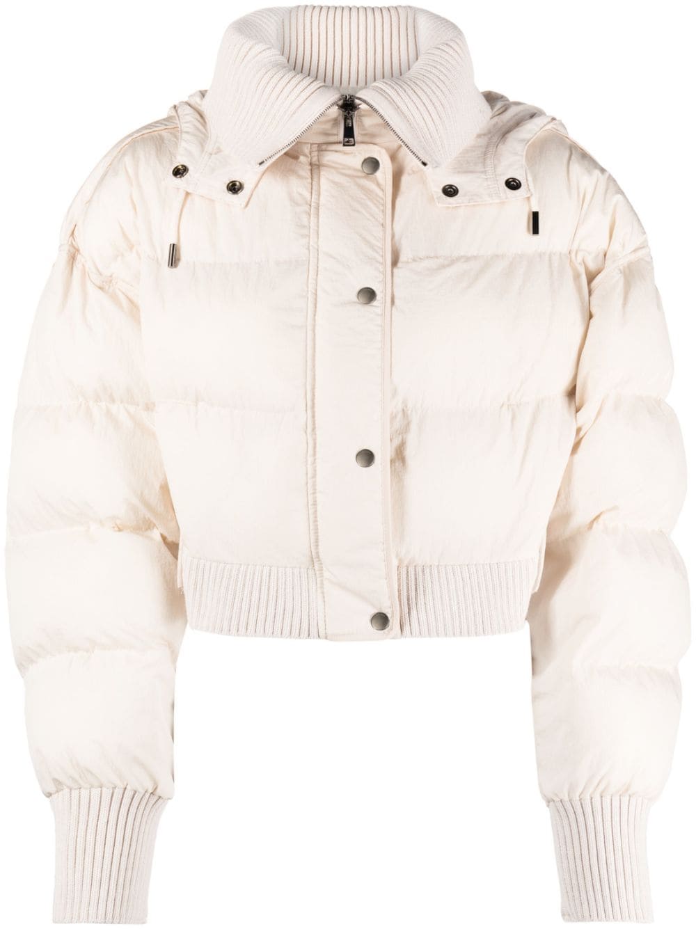 Jacquemus La doudoune caraco puffer jacket - Neutrals von Jacquemus