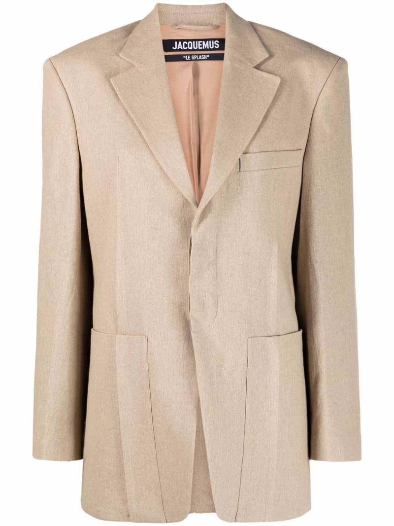 Jacquemus La veste d'homme blazer jacket - Neutrals von Jacquemus