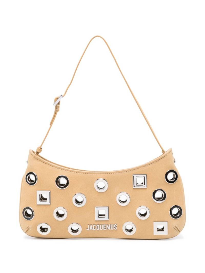 Jacquemus Le Bisou eyelet-embellished shoulder bag - Neutrals von Jacquemus