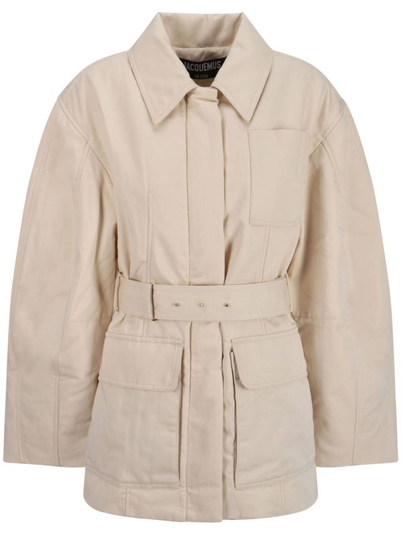 Jacquemus Le Blouson Bari jacket - Neutrals von Jacquemus