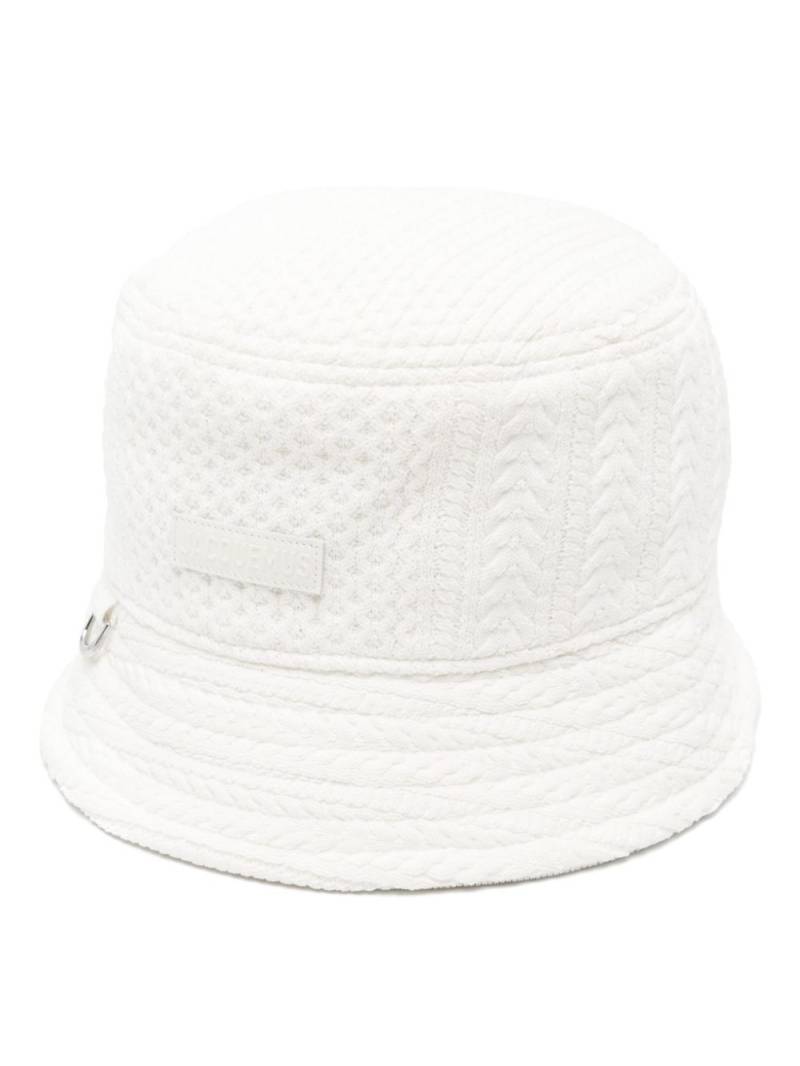 Jacquemus Le Bob Belo bucket hat - White von Jacquemus