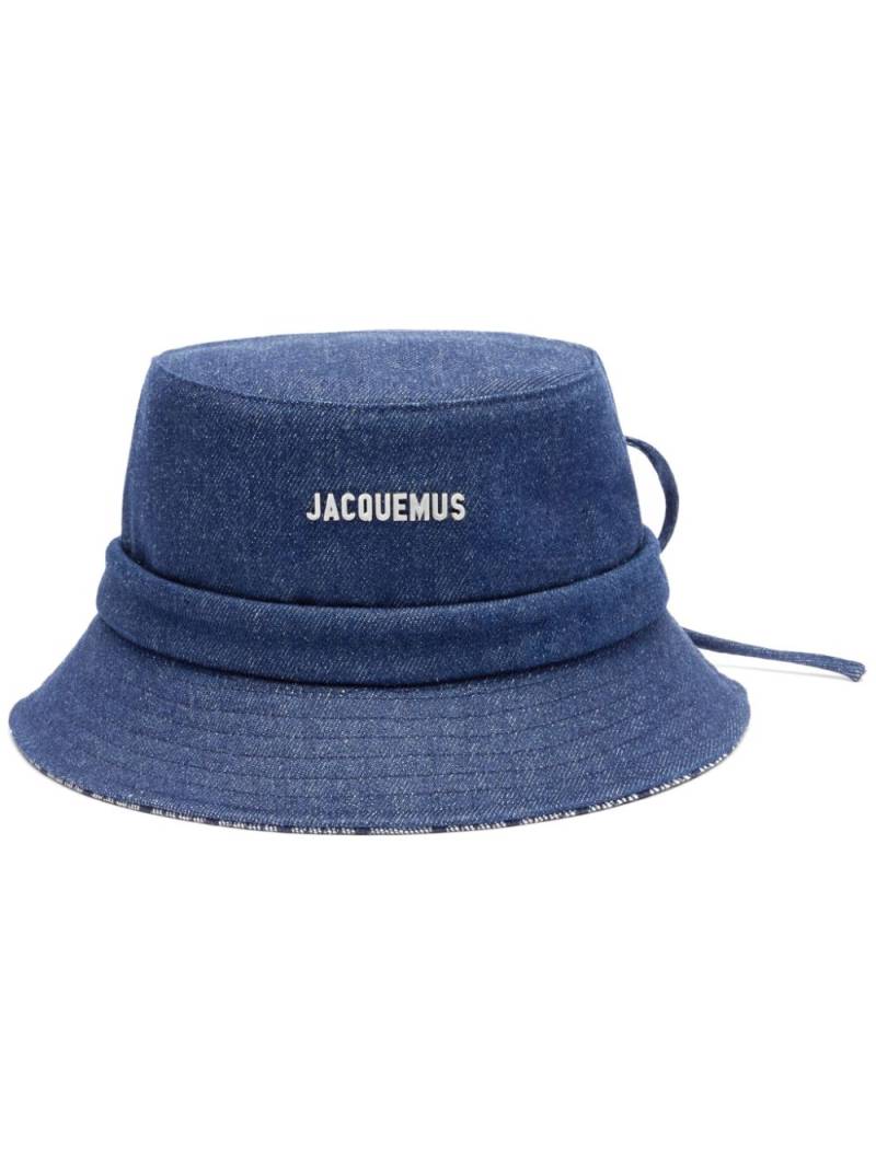 Jacquemus Le Bob Gadjo bucket hat - Blue von Jacquemus