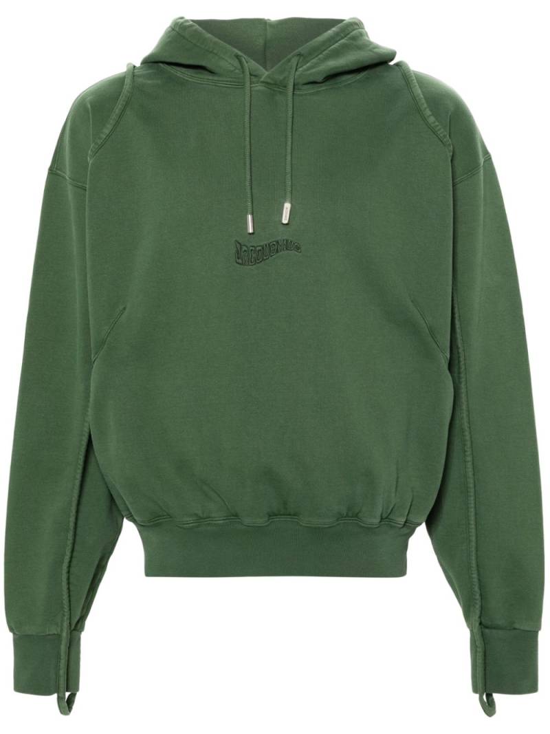 Jacquemus Le Sweatshirt Camargue cotton top - Green von Jacquemus