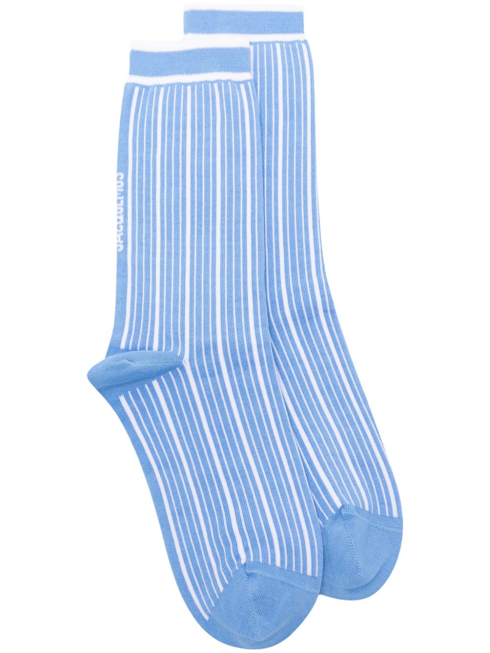 Jacquemus Le Chaussettes Pablo striped socks - Blue von Jacquemus