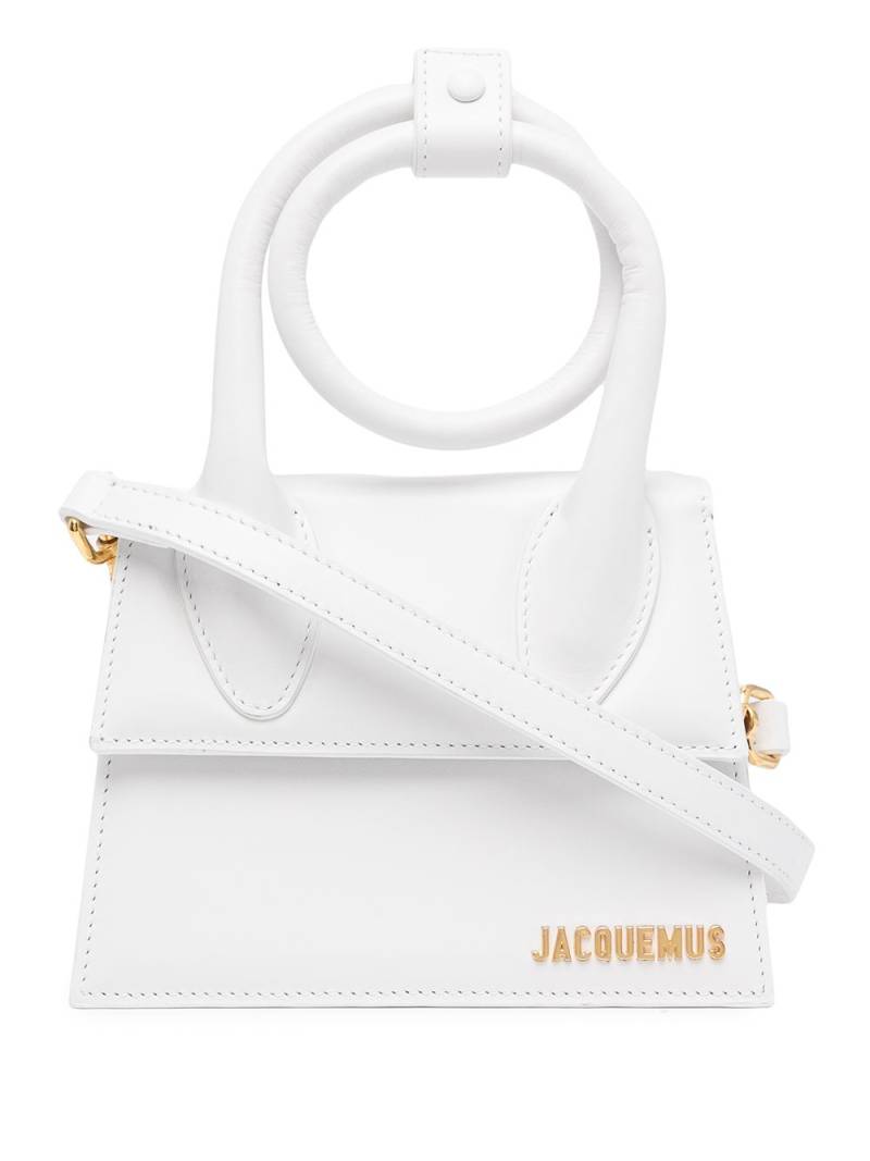 Jacquemus Le Chiquito Noeud tote bag - White von Jacquemus