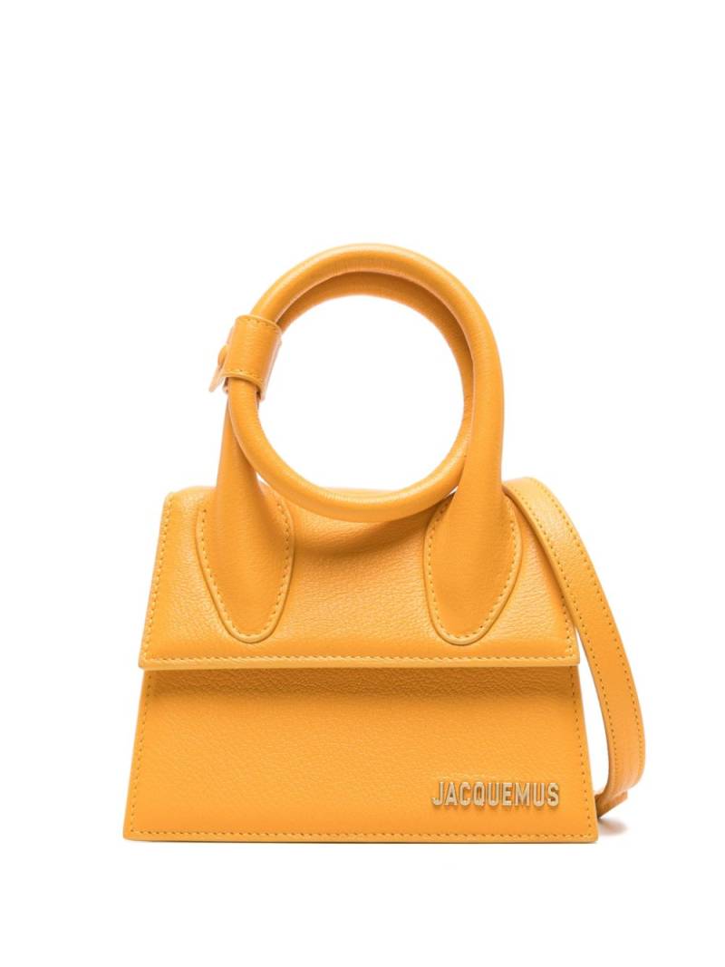 Jacquemus Le Chiquito Noeud leather tote bag - Orange von Jacquemus